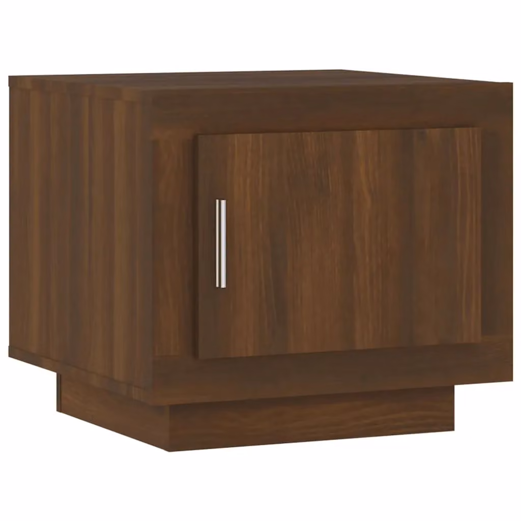 Berkfield Home Brown Oak Coffee Table in Engineered Wood W/D/H: 51 x 50 x 45 cm – 2