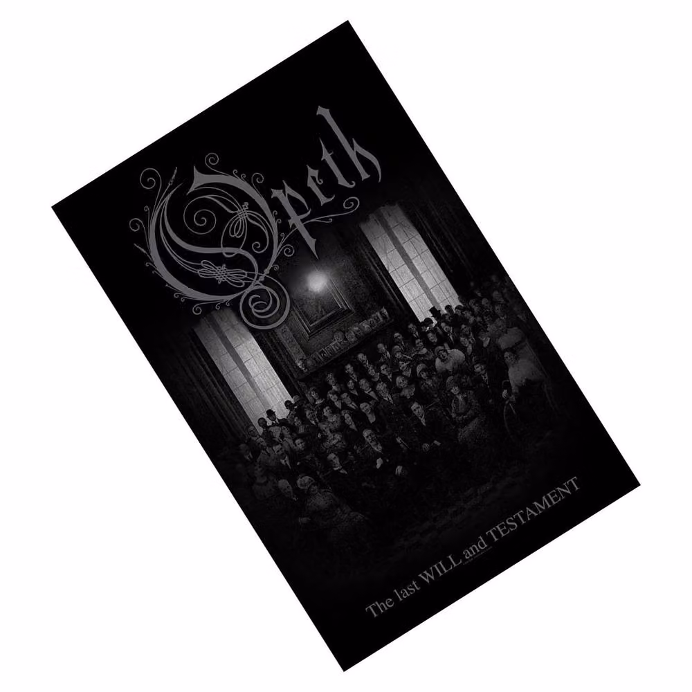 Opeth The Last Will & Testament Textile Poster in Black – 2