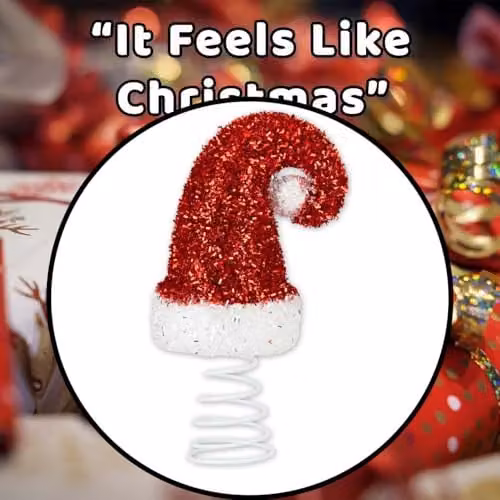 VFM e-Store Red Christmas Santa Hat Decoration for Adults, W/H: 20 x 9.5 cm – 7
