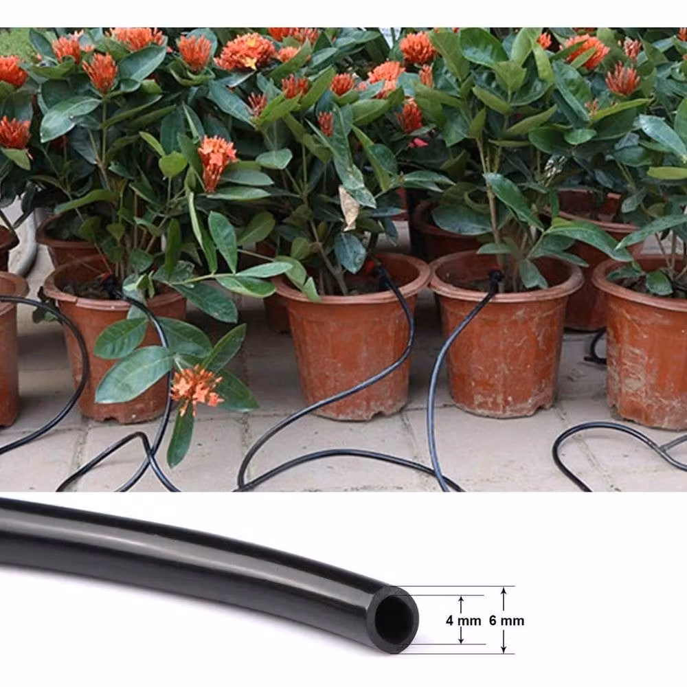 NESTLUNE Black Garden Drip Irrigation Watering System, 1.25 kg – 5