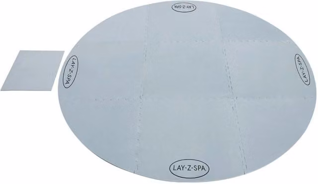 Bestway Lay-Z-Spa Round Blue and Multicolour Protective Floor Mat