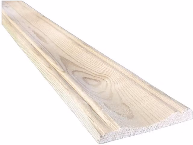 Snowdon Timber Brown Pine Decorative Panel Moulding, 5 Pack, W: 58 mm, T: 7 mm, L: 2.4 m