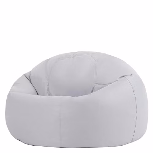 ICON Kingston Classic Indoor Outdoor Bean Bag Chair in Grey – 1