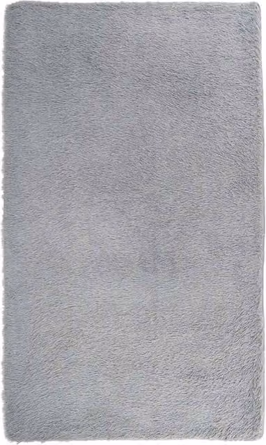 Berkfield Home NAVARRA Shaggy High Pile Rug, Grey, W: 60 cm x L: 100 cm