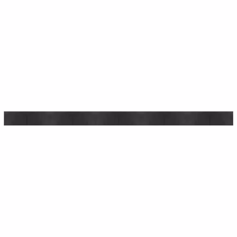Berkfield Home Rectangular Bamboo Rug in Grey, W: 60 cm x L: 1000 cm
