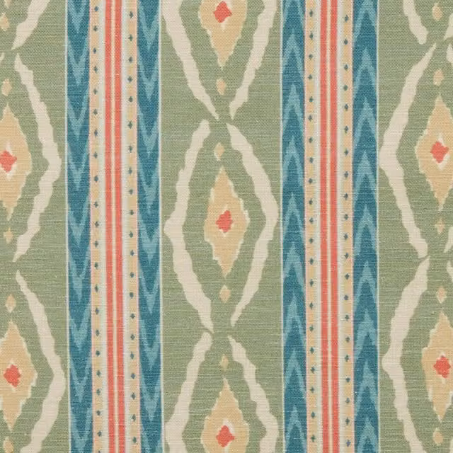 iLiv Santana Fabric Sofa in Green and Multicolour