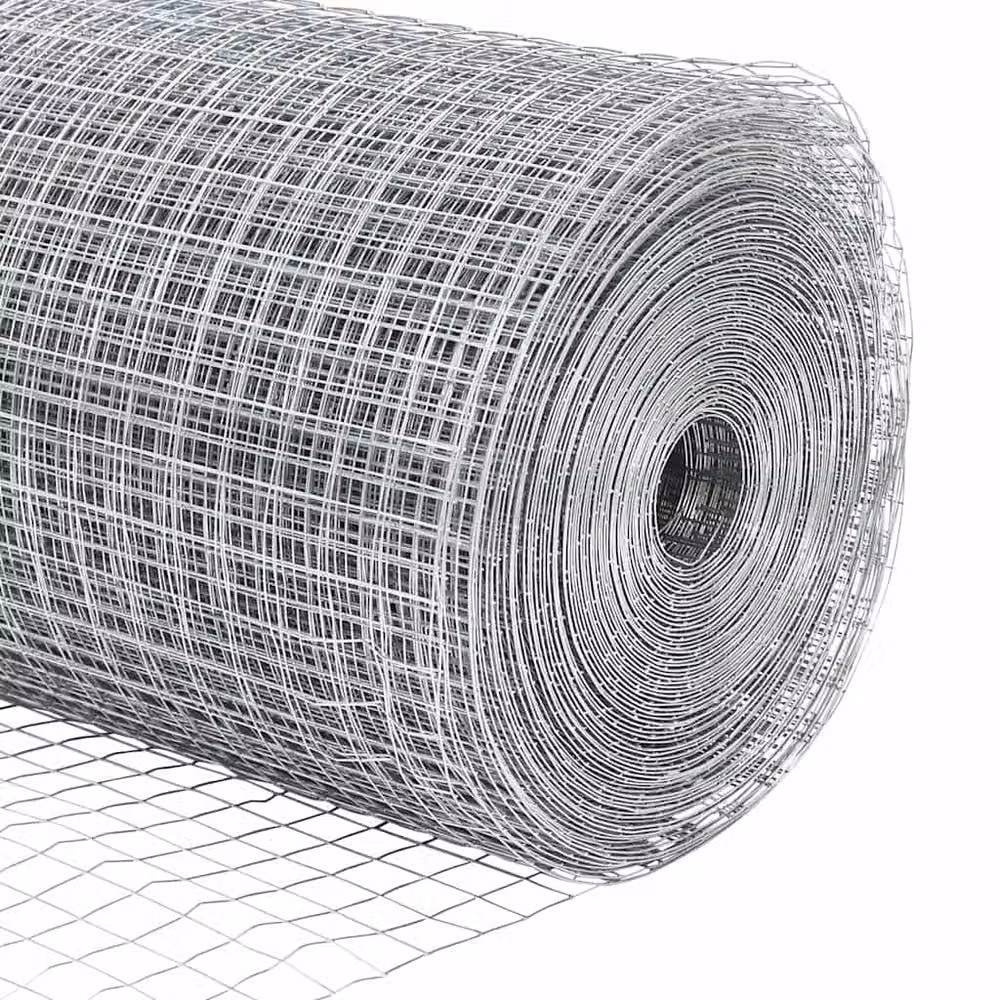 Berkfield Home Silver Galvanised Steel Welded Wire Fence with 13 Posts, 0.6 x 100 m – 3