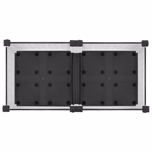vidaXL White Plastic Raised Bed W/D/H: 80 x 40 x 23 cm – 2