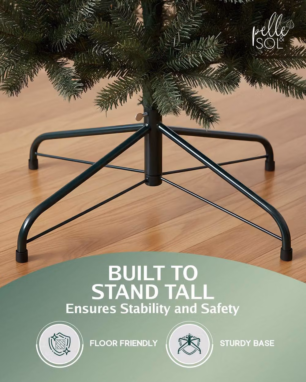 Pelle & Sol Green Artificial Christmas Tree – 4