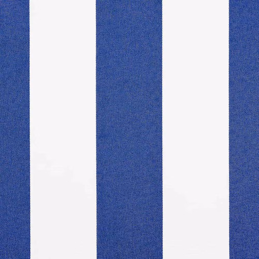 Berkfield Home Manual Retractable Awning in Blue and White, W: 300 cm, D: 250 cm – 5