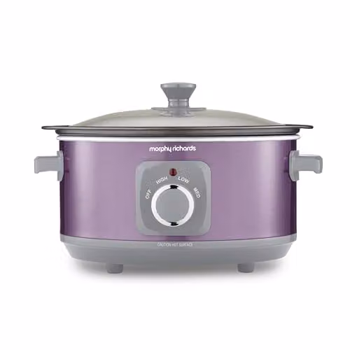 Morphy Richards Accents 3.5L Sear and Stew Slow Cooker, Purple – 1