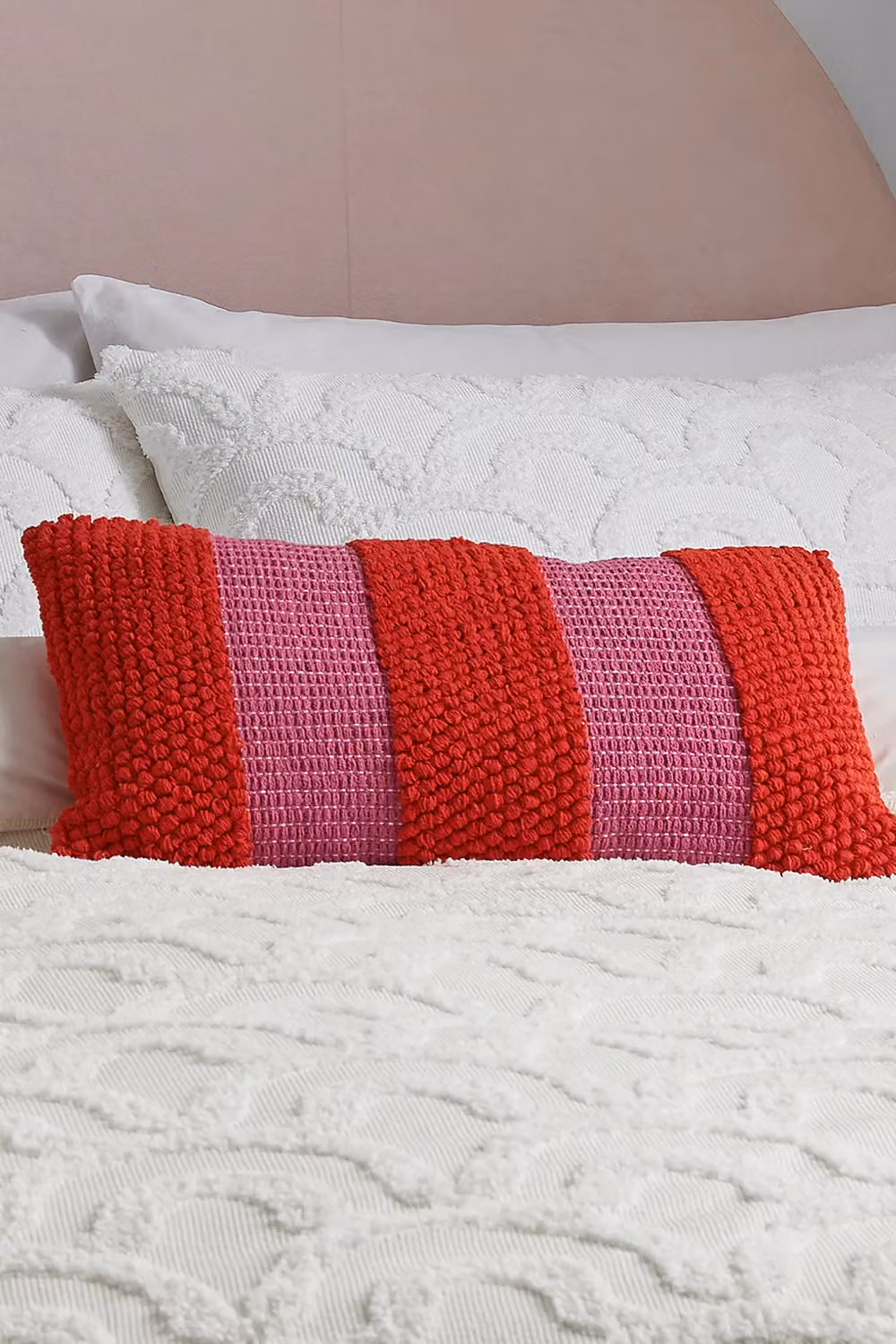 Helena Springfield Isla Multicolour Striped Cotton Woven Rectangular Cushion W: 50 cm, H: 30 cm – 2