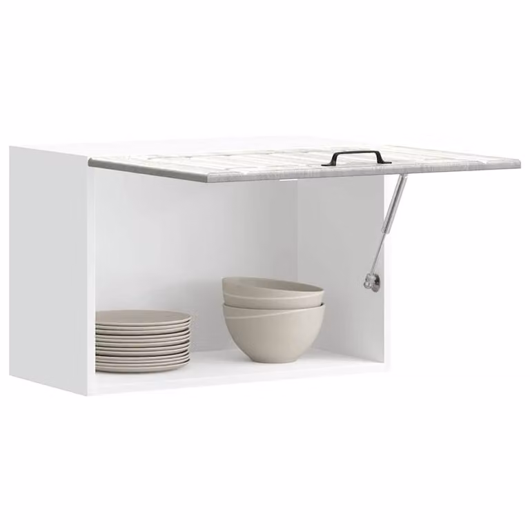 Berkfield Home Lucca Wall Mounted Kitchen Cabinet in Grey Sonoma Engineered Wood, W/D/H: 60 x 31 x 40 cm