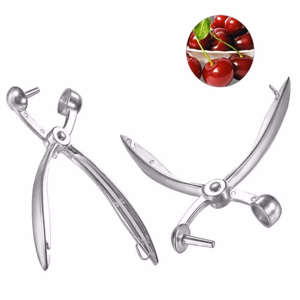 SPETLEK Silver Metal Fruit Remover Core Tool for Cherries and Olives – 2