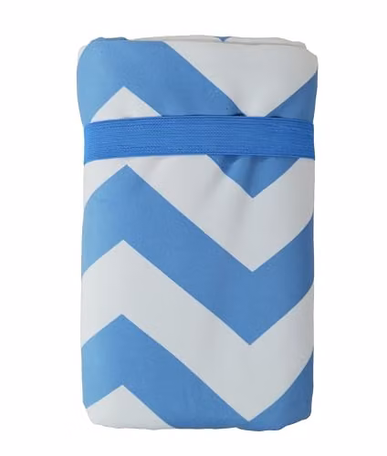Splash About Blue Microfibre Graphic Beach and Pool Towel with Hanging Loop – 4