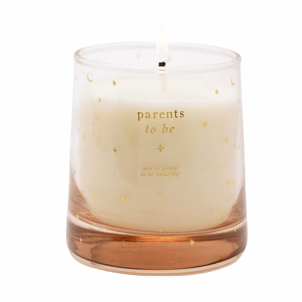 Bambino by Juliana Parents To Be Votive Candle, Beige and Gold, 180g – 2
