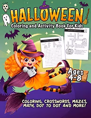 Happy Harper Halloween Edition Multicolour Colouring and Activity Book