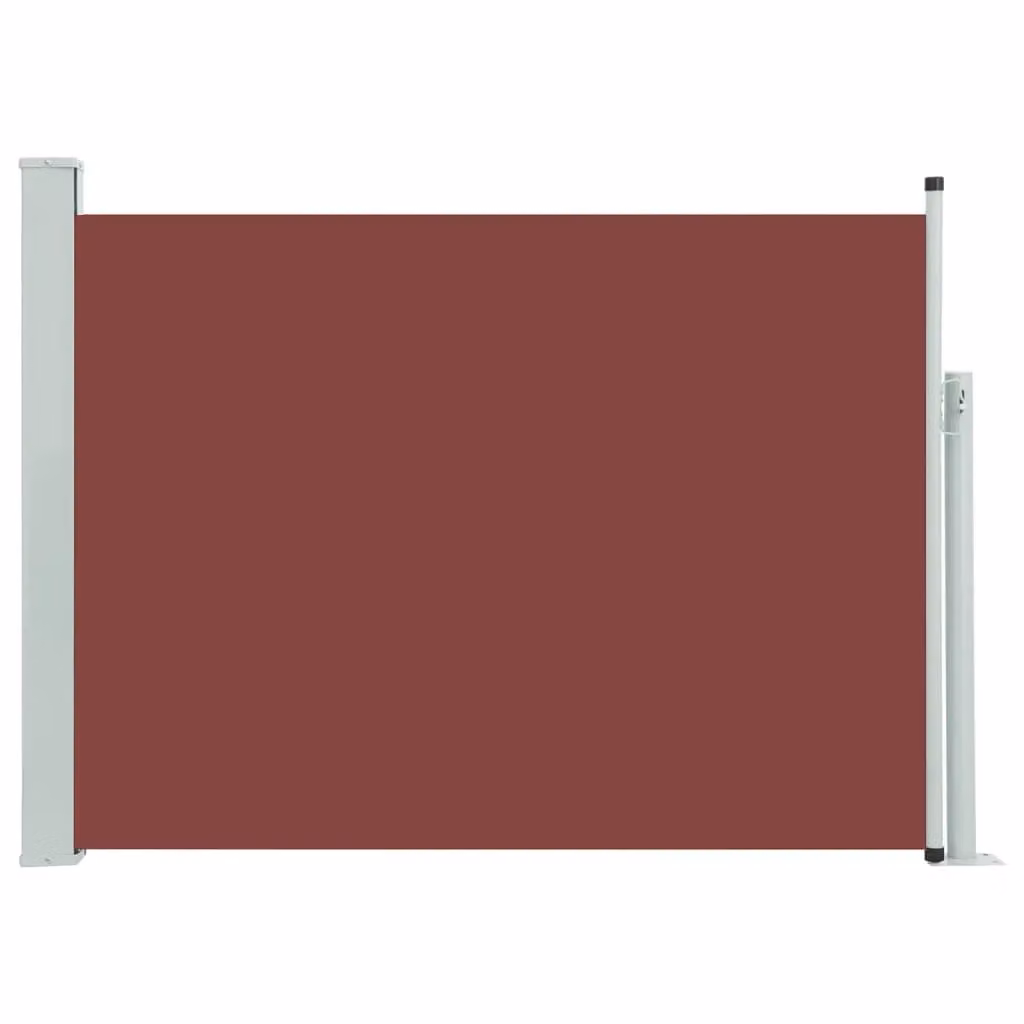 Berkfield Home Retractable Side Awning, Brown, W: 500 cm, H: 100 cm – 2