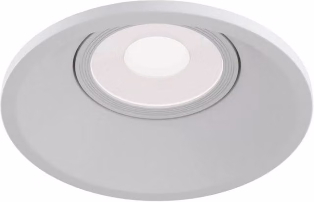 Maytoni Dot Adjustable Recessed Round Downlight in White with GU10 Fitting