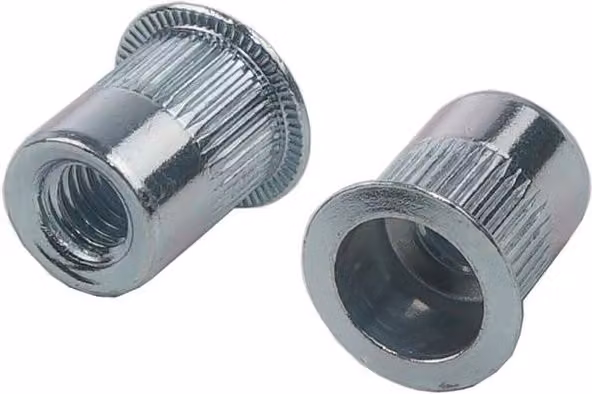 JRP Riveting Products M8 x 20.5 mm Steel Rivet Nuts JRPRNSFHUS0879 in Silver