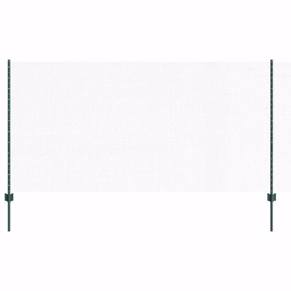 Berkfield Home Green Steel U-Channel Fence Posts, 11 Pieces, Height: 120 cm – 2