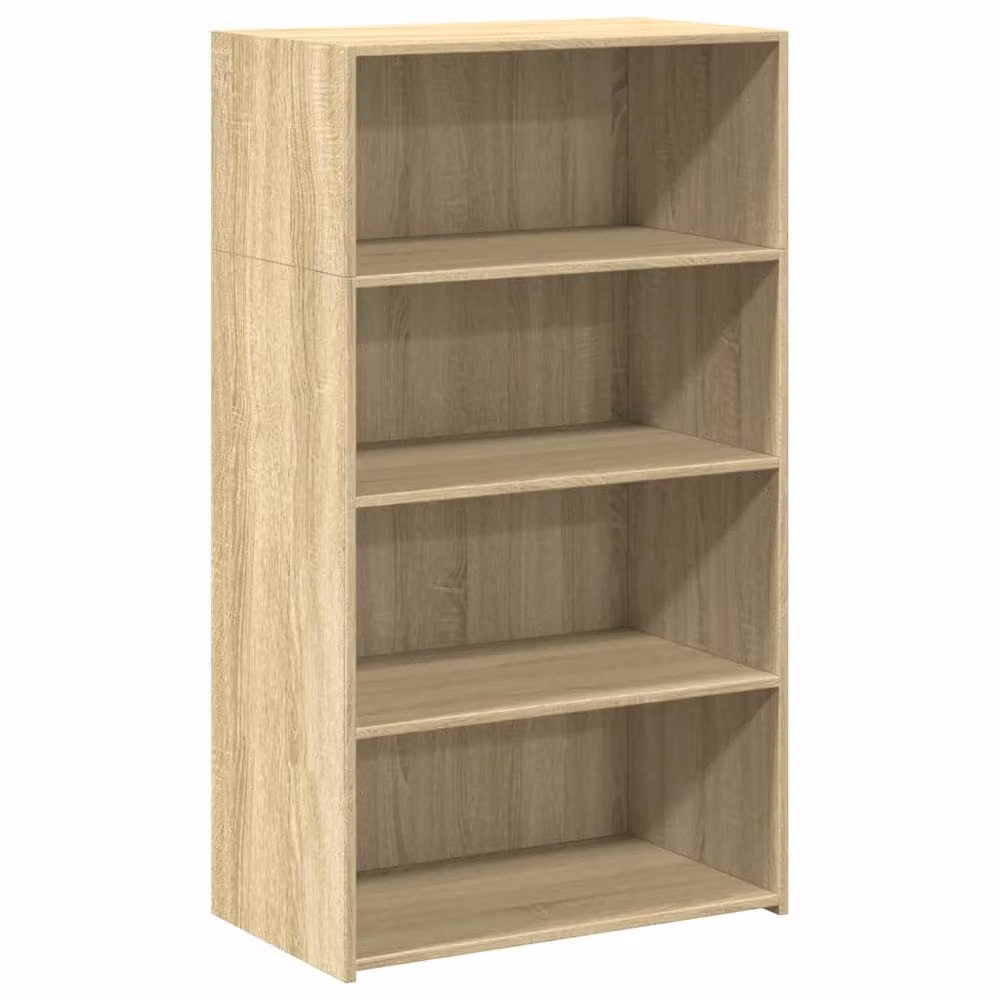 Berkfield Home Sonoma Oak Highboard in Light Brown, W/D/H: 70 x 41 x 124 cm – 2