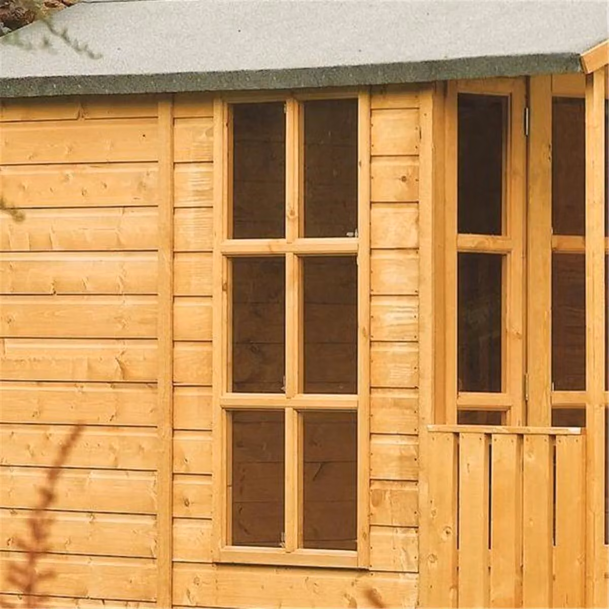 Cheshire 10 x 7 Summerhouse with 12mm Tongue and Groove Floor and Roof in Natural – 3