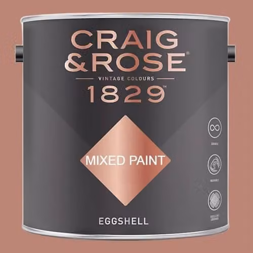 Craig & Rose 1829 Paint Stop Eggshell Venetian Red 2.5l