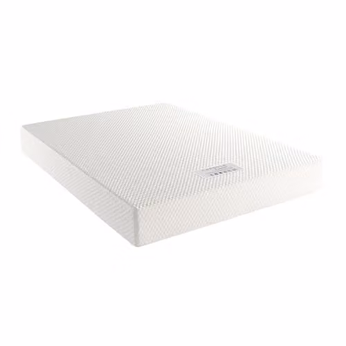 Julian Bowen Capsule Student Double Reflex Foam Mattress in White, W/D/H: 140 x 200 x 14 cm