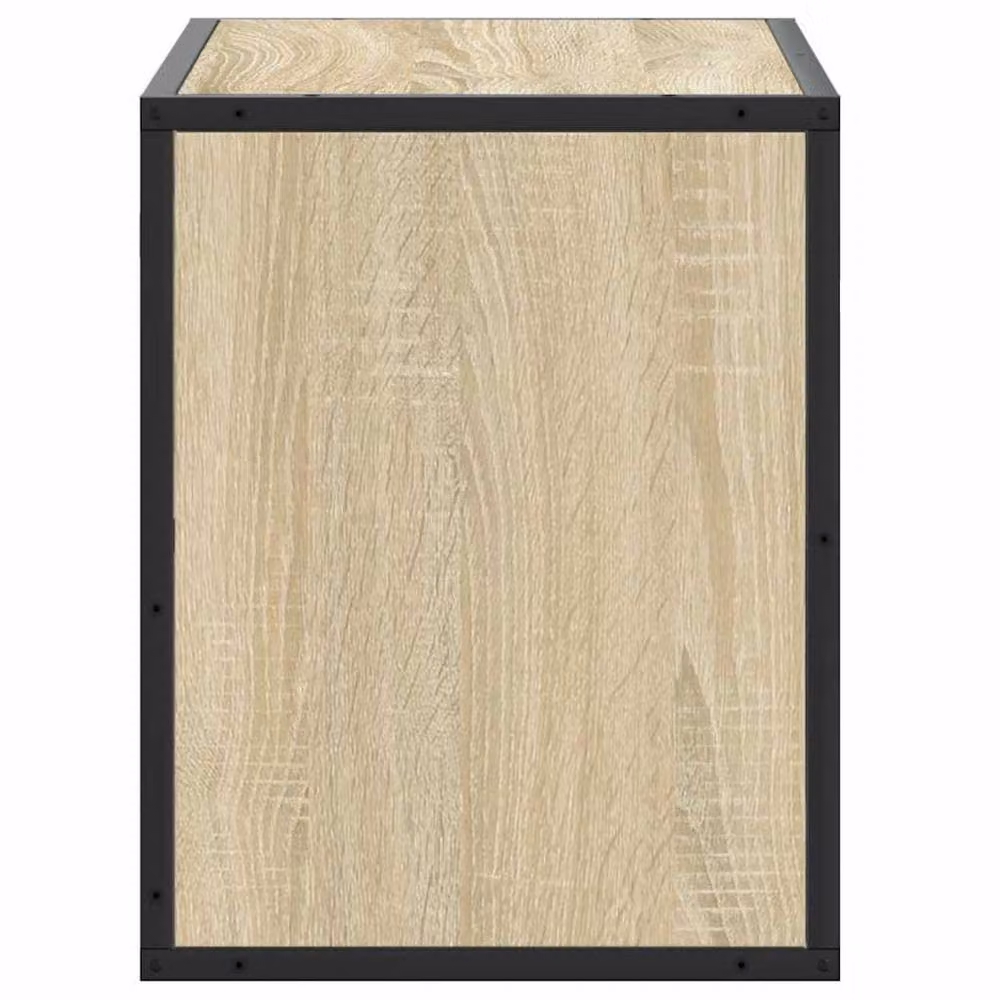 Berkfield Home Industrial TV Cabinet in Sonoma Oak, W/D/H: 60 x 31 x 39.5 cm – 5