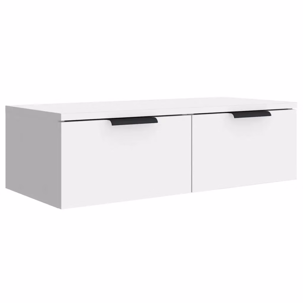 Berkfield Home Wall Mounted White MDF Cabinet W/D/H: 68 x 30 x 20 cm – 2