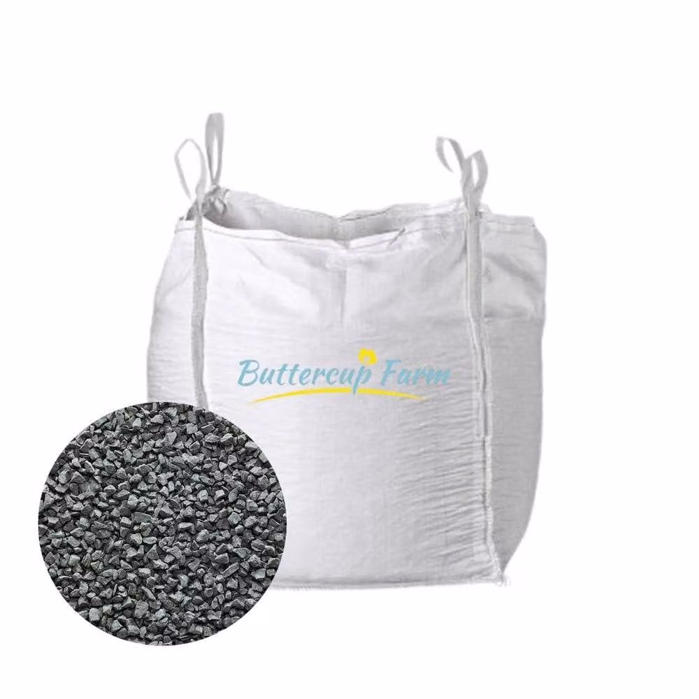 Buttercup Farm Black Stone Basalt Chippings 10-20mm Coarse Gravel Aggregate 850 kg – 1