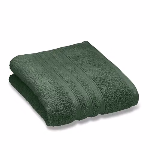 Catherine Lansfield Fluffy Cotton Terry Hand Towel in Green, W/D/H: 50 x 50 x 85 cm – 2