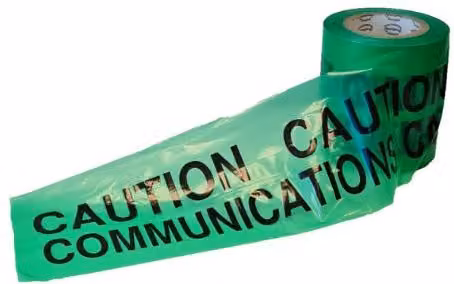 ProSolve Green Underground Warning Tape for Communications, Width: 15.0 cm, Length: 365 m