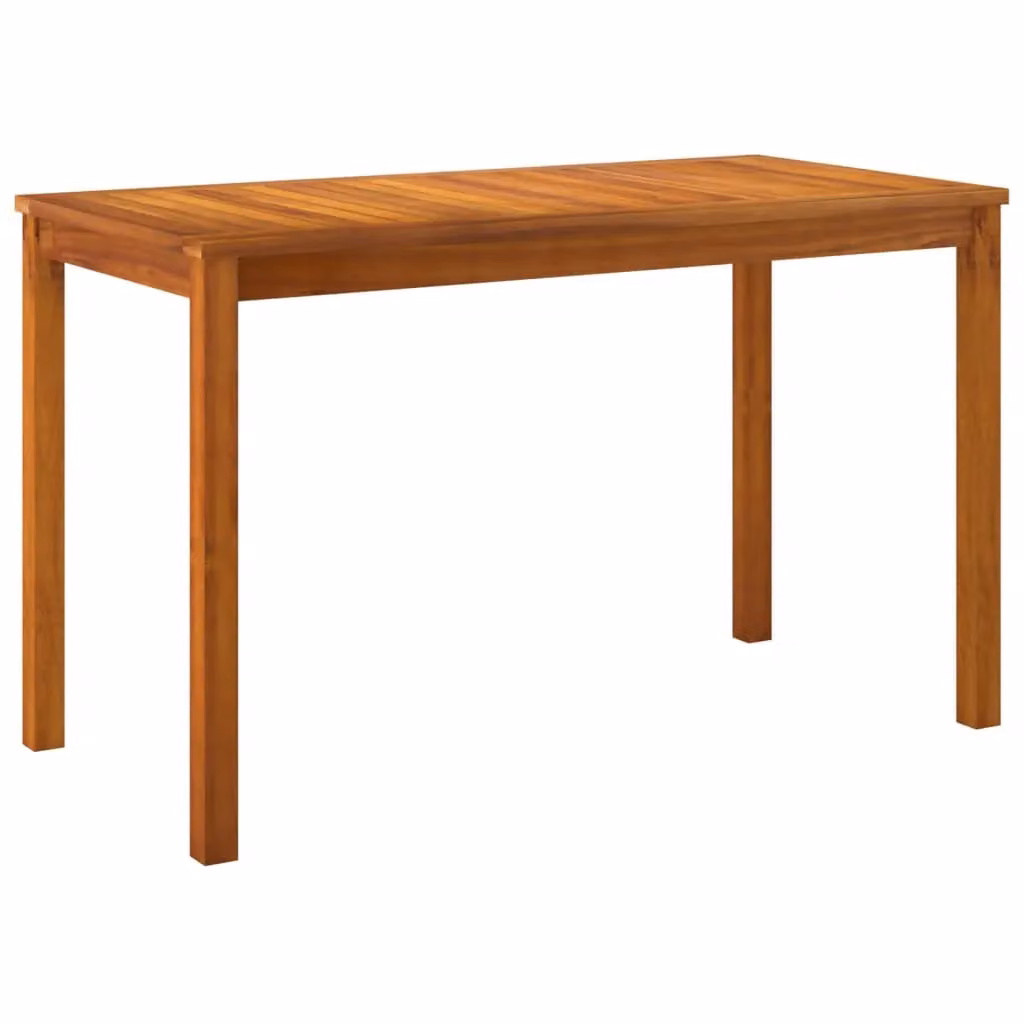 Berkfield Home Garden Table in Brown Solid Acacia Wood W/D/H: 110 x 55 x 67 cm – 2