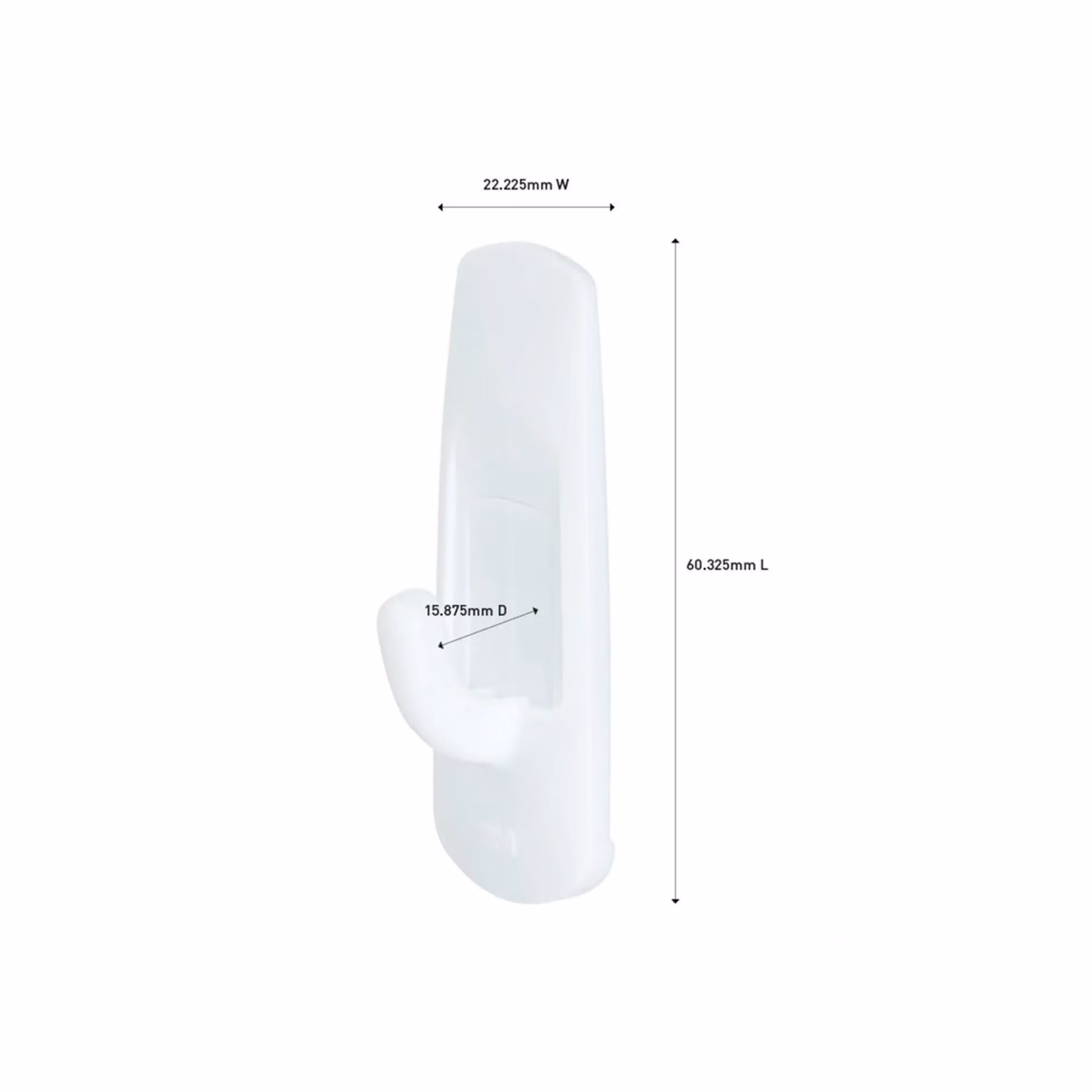 Command Small Utility Wall Hooks Value Pack of 6 in White and Multicolour – 2