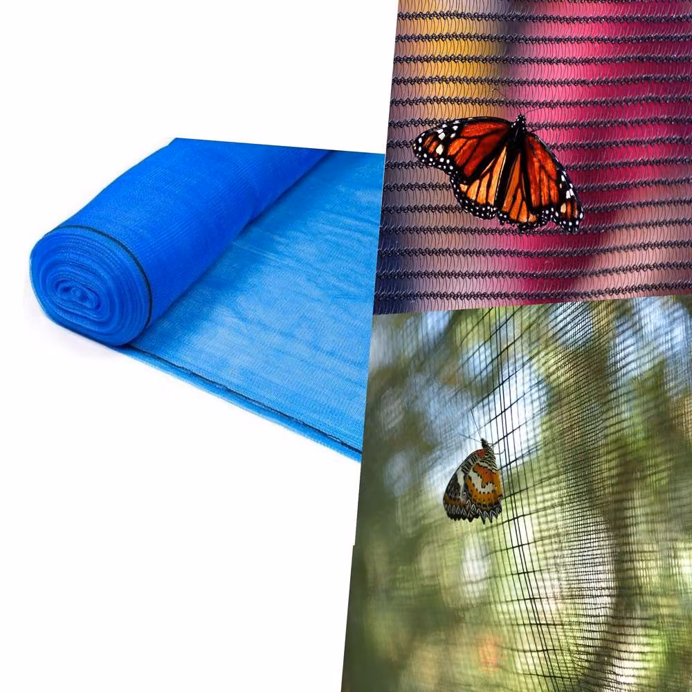 Pegdev Blue Butterfly Netting UV Stabilised Plastic Mesh for Vegetables and Plants, 45m – 3
