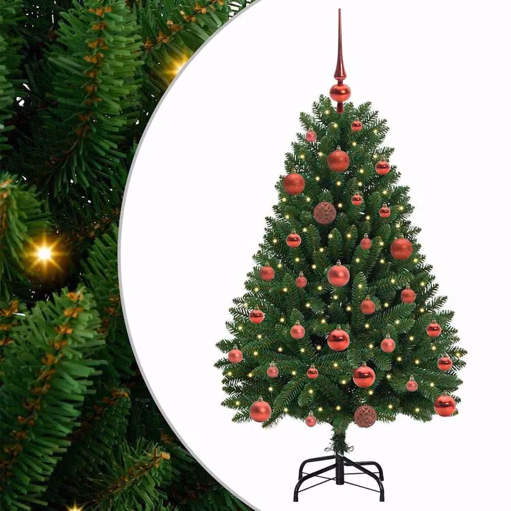 Berkfield Home Artificial Green Christmas Tree with Stand, Height: 120 cm – 2