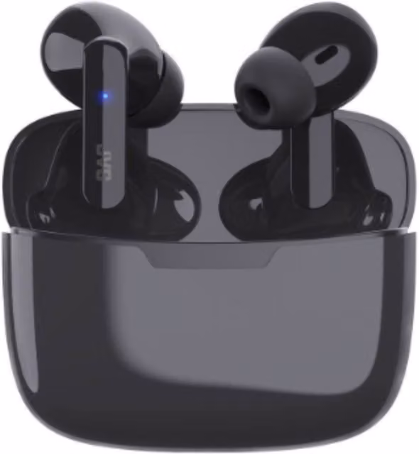 JVC HA-B5T True Wireless Bluetooth Earbuds with USB-C, Black