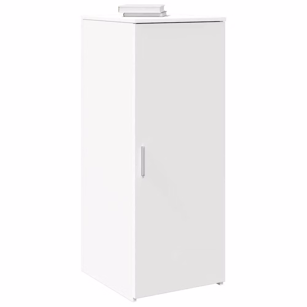 Berkfield Home White MDF Storage Cabinet with Internal Shelves and Hinged Doors, H 103.5 x W 45 x D 45 cm – 2