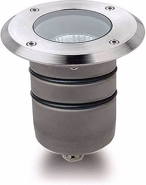 Leds C4 Netlighting Aqua Submersible Outdoor Garden Spotlight in Grey with IP68 Rating and GU5.3 Socket