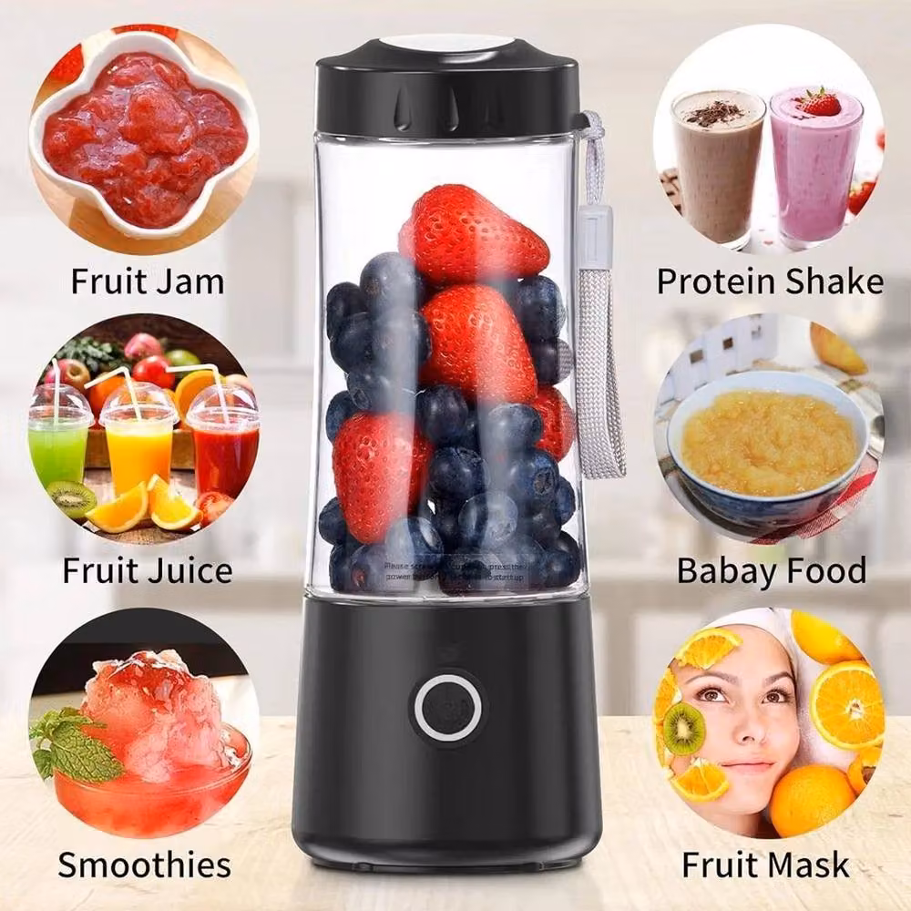 PAWNORA Portable Mini Juicer Blender in Black – 3