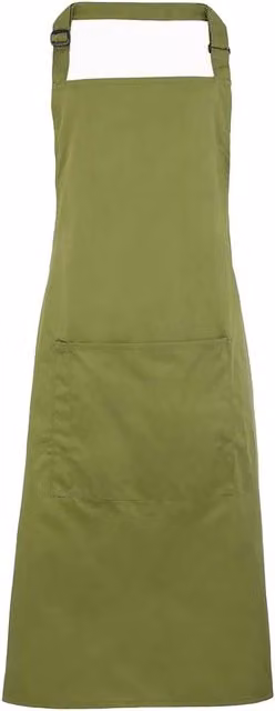 Premier Pocket Bib Apron in Green – 1