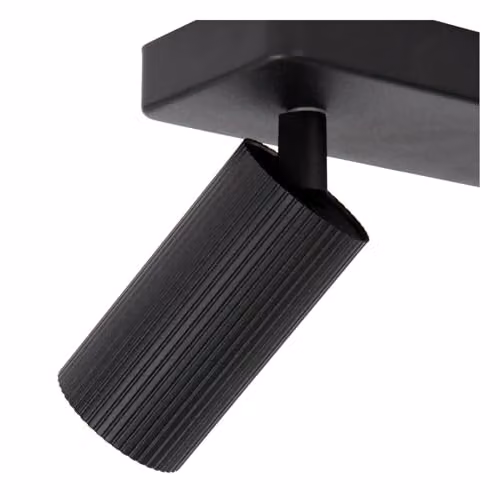 Lucide Clubs Modern Twin Ceiling Spotlight in Black with 2xGU10 LED Lamps – 3