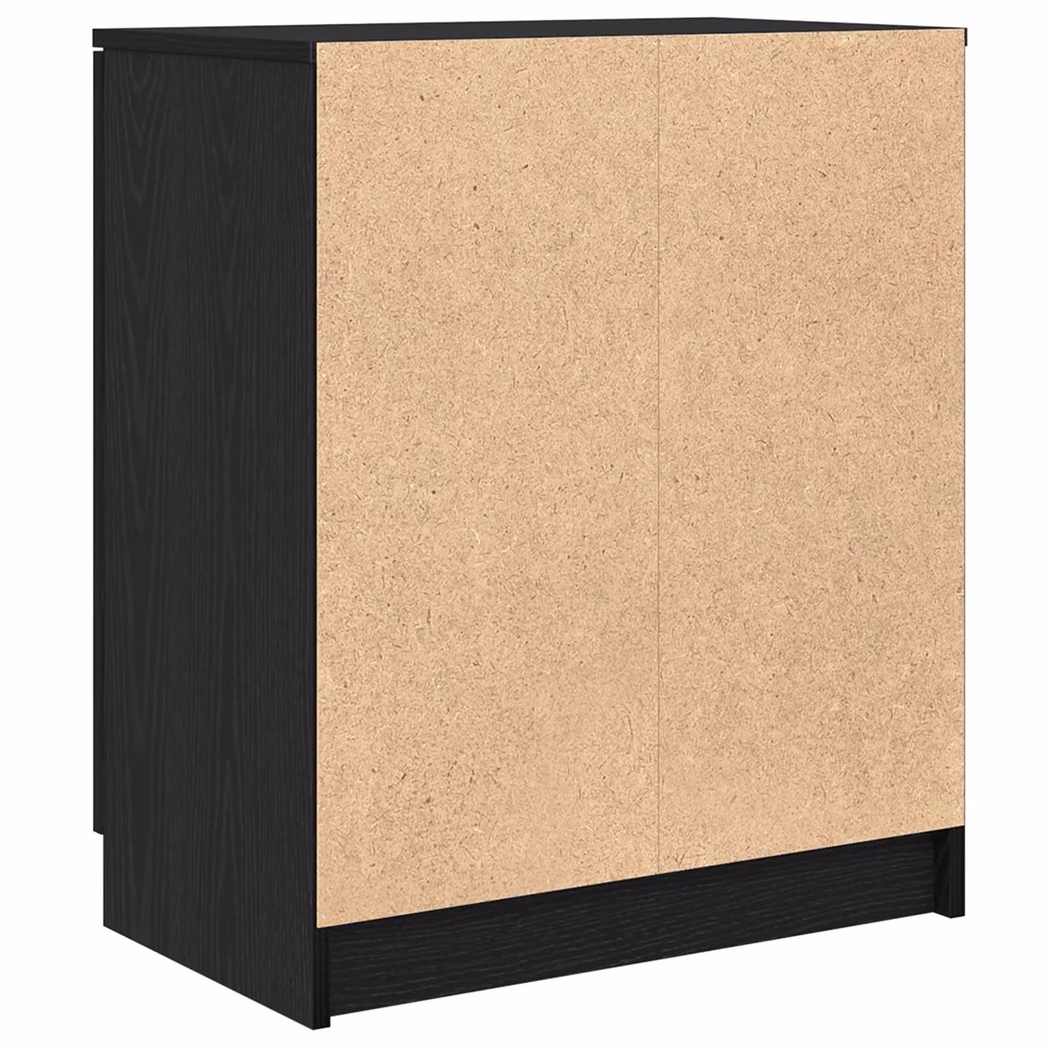 Berkfield Home Black Oak Shoe Cabinet, W: 59 cm, D: 35 cm, H: 70 cm – 4