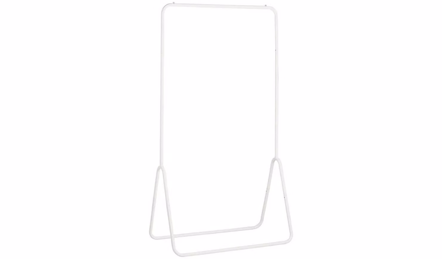 Arnie White Metal Freestanding Clothes Rail and Garment Organiser