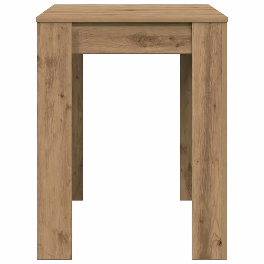 Berkfield Home Artisan Oak Dining Table in Brown, W/D/H: 120 x 60 x 76 cm – 3