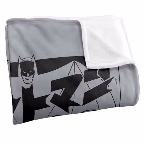 LOGOVISION Batman and Robin Kanji Super Soft Fleece Throw Blanket, Multicolour, W/D/H: 91 x 147 cm – 2