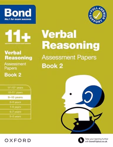 Bond 11+ Verbal Reasoning Assessment Papers 9-10 Years Book 2 for 11+ GL Assessment and Entrance Exams by Oxford University Press