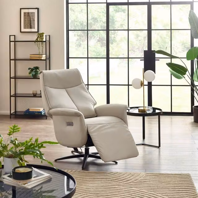 Julian Bowen Sofia Dual Recliner in Grey and Black